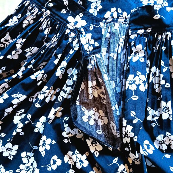 POLO RALPH LAUREN  FLORAL BLACK & WHITE MINI, FAIRYCORE, S. 6 - Picture 5 of 6